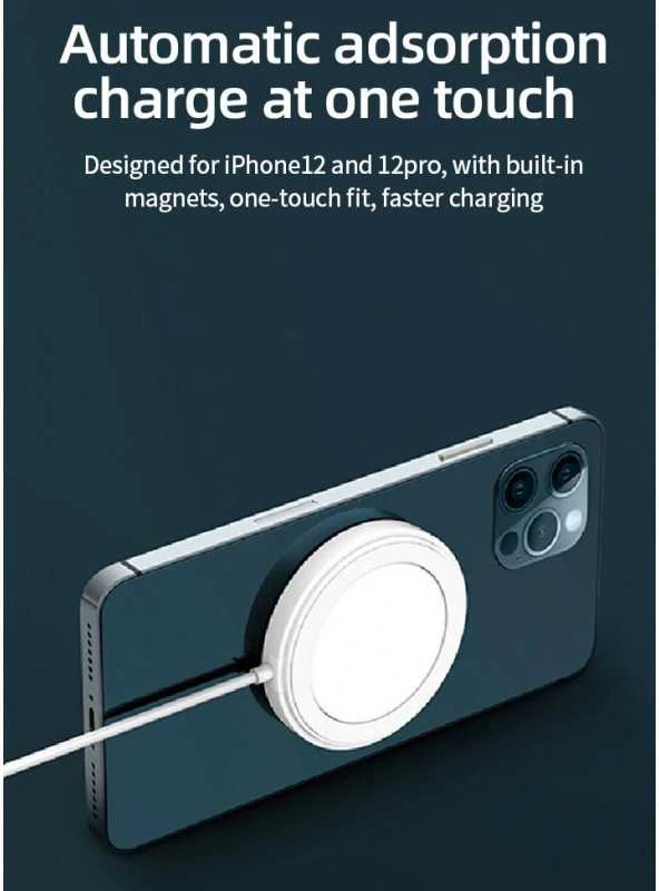 Magnetinis belaidis įkroviklis iPhone telefonams