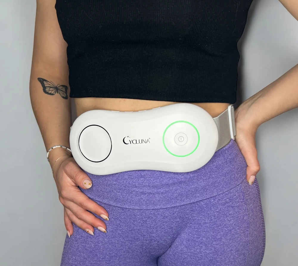 Menstruacinis diržas Cycluna su šilumos terapijos technologija