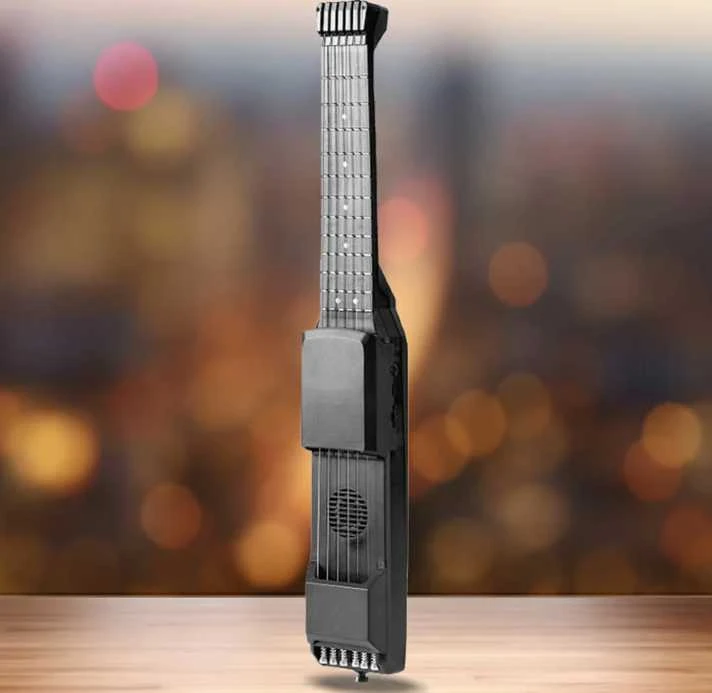 Mini Smart Electric Guitar – 7/12 ladų skaitmeninė Headless MIDI gitara su Bluetooth pradedantiesiems