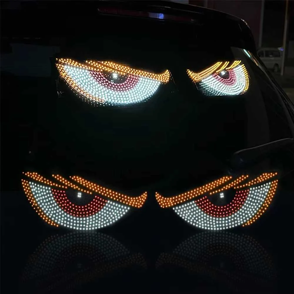 Mirksintis VELNIO AKYS LED skydelis automobiliams, sunkvežimiams, sedanams, visureigių priekinio stiklo langams
