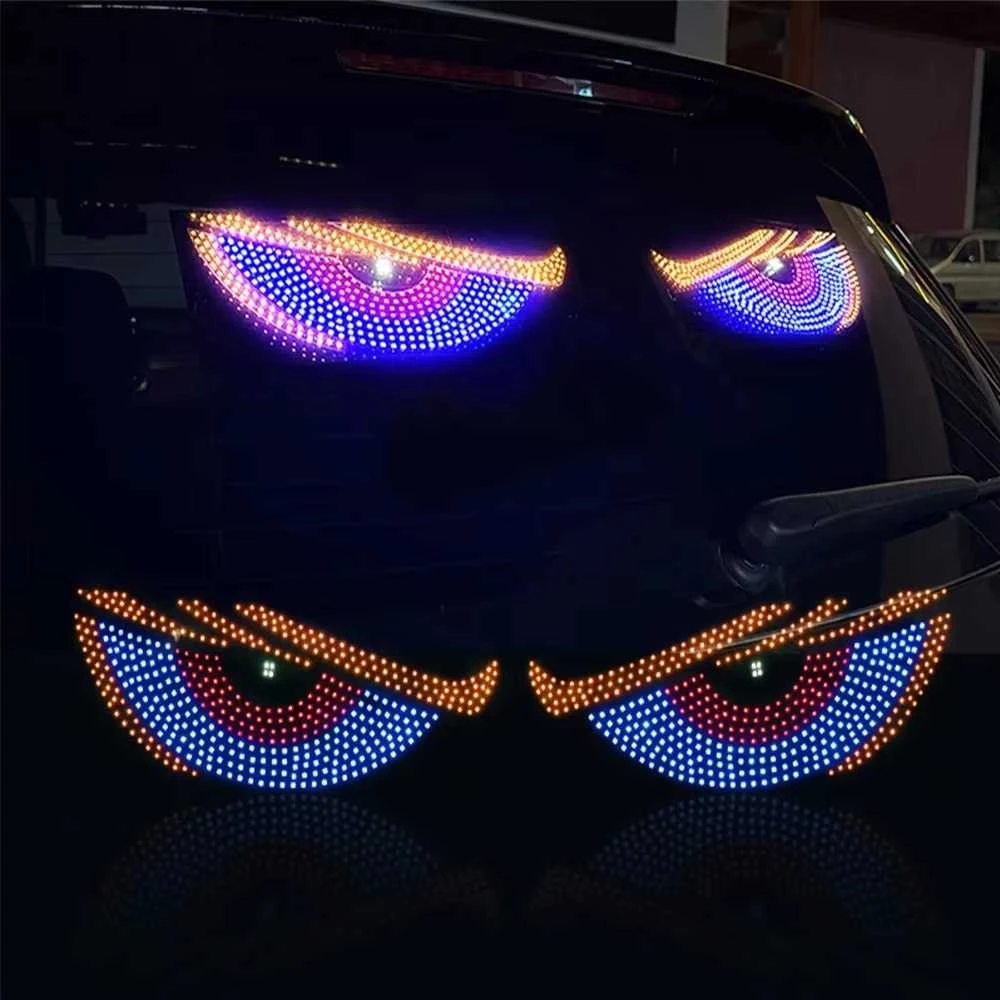 Mirksintis VELNIO AKYS LED skydelis automobiliams, sunkvežimiams, sedanams, visureigių priekinio stiklo langams