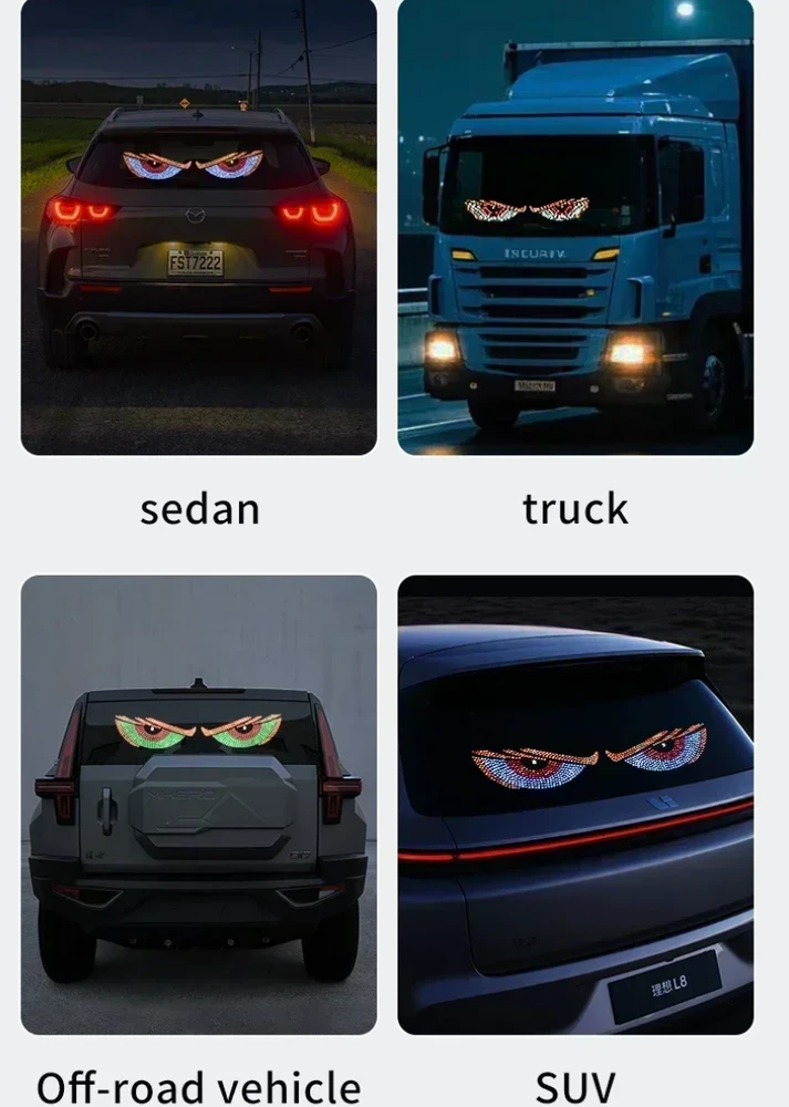 LED velnio akys automobiliui ir sunkvežimiui