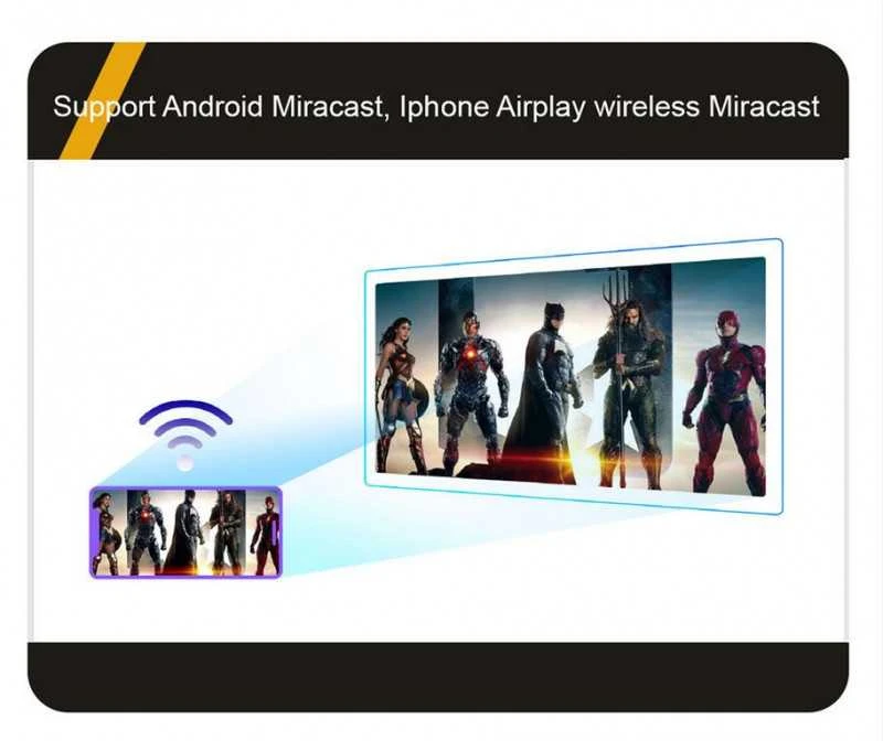 Monitorius VT-MA1331 Multimedija 13.3" Android, WIFI, BT, FM, TV, USB, TF, HDMI