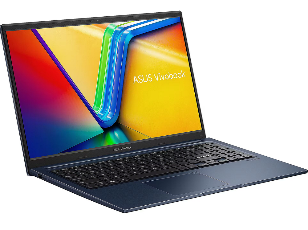 Nešiojamas kompiuteris ASUS Vivobook 15 X1504 - 15.6" Full HD 1920x1080 Matinis ekranas / Intel i7-1355U iki 5.0GHz (10 branduolių) / 16GB DDR4 3200mhz / 512GB SSD M.2 NVMe PCIe 3.0 / Intel UHD Graphics / WiFi 6E + Bluetooth 5.3 / HDMI / USB Type-C / USB 3.2 / SonicMaster garso sistema / Windows 11 Pro + DOVANA Canyon Išmanusis laikrodis (Pažeista pakuotė)