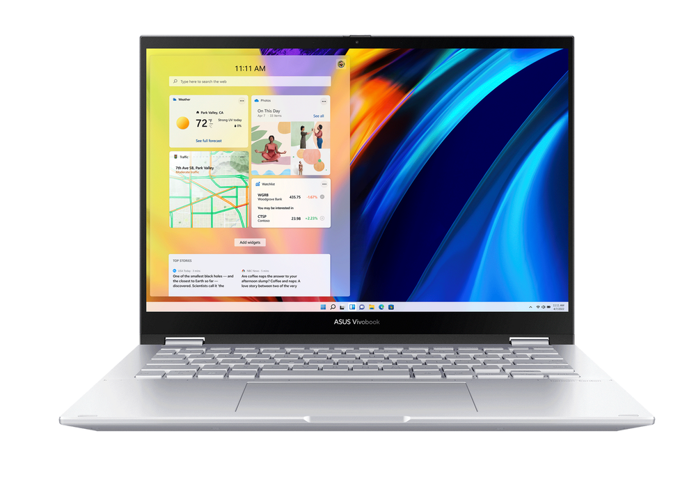 Nešiojamas kompiuteris ASUS Vivobook S 14 Flip TN3402 - 14" Full HD 1920x1200 Liečiamas IPS ekranas / AMD Ryzen 5 7430U iki 4.3GHz (6 branduoliai) / 8GB DDR4 / 512GB SSD NVMe PCIe 3.0 / AMD Radeon Graphics / WIFI 6E + Bluetooth 5.3 / HDMI 2.1 TMDS / USB Type-C with display-power delivery / Vartomas 360 laipsnių / Šviečianti klaviatūra / Harman Kardon / Svoris 1.50 kg / Windows 11 + DOVANA Riva dėklas + Belaidė pelė (Pažeista pakuotė)