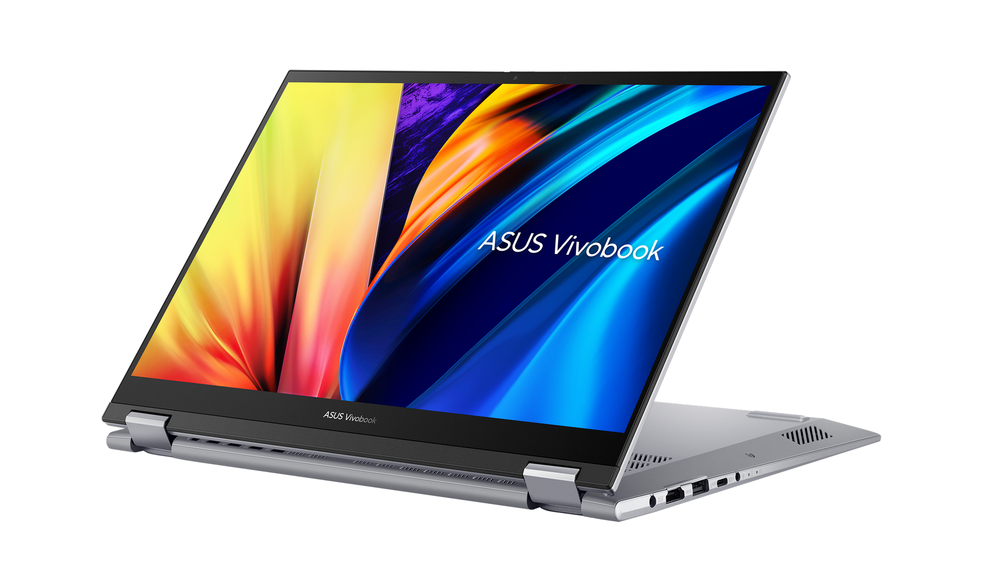 Nešiojamas kompiuteris ASUS Vivobook S 14 Flip TN3402 - 14" Full HD 1920x1200 Liečiamas IPS ekranas / AMD Ryzen 5 7430U iki 4.3GHz (6 branduoliai) / 8GB DDR4 / 512GB SSD NVMe PCIe 3.0 / AMD Radeon Graphics / WIFI 6E + Bluetooth 5.3 / HDMI 2.1 TMDS / USB Type-C with display-power delivery / Vartomas 360 laipsnių / Šviečianti klaviatūra / Harman Kardon / Svoris 1.50 kg / Windows 11 + DOVANA Riva dėklas + Belaidė pelė (Pažeista pakuotė)
