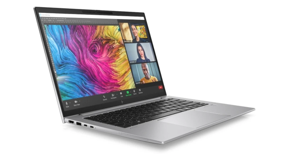 HP ZBook Firefly 14 G7 nešiojamas kompiuteris su vaizdo konferencija