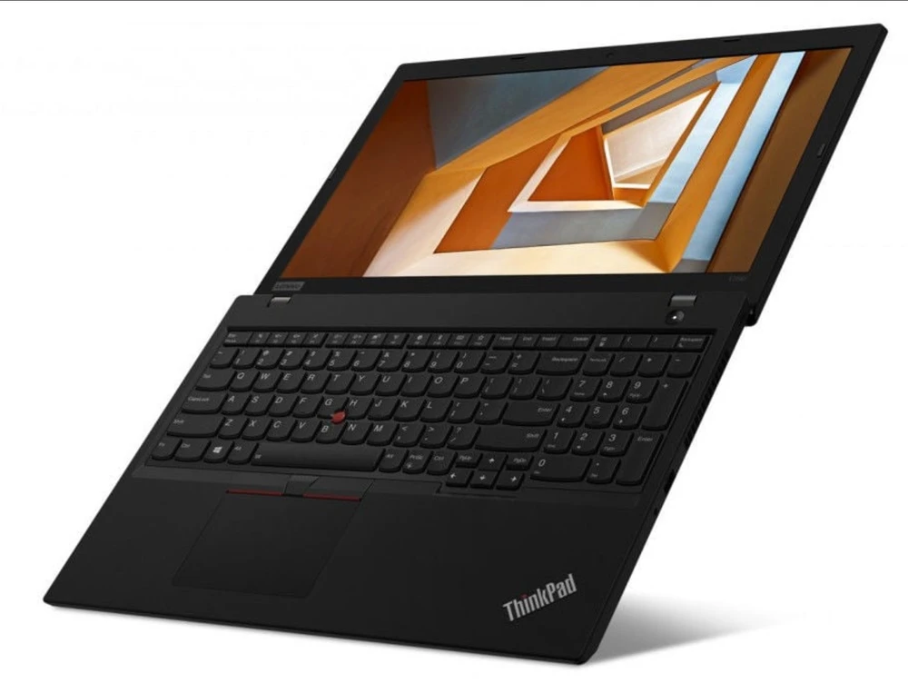 Lenovo ThinkPad L590 juodas korpusas atverstu kampu