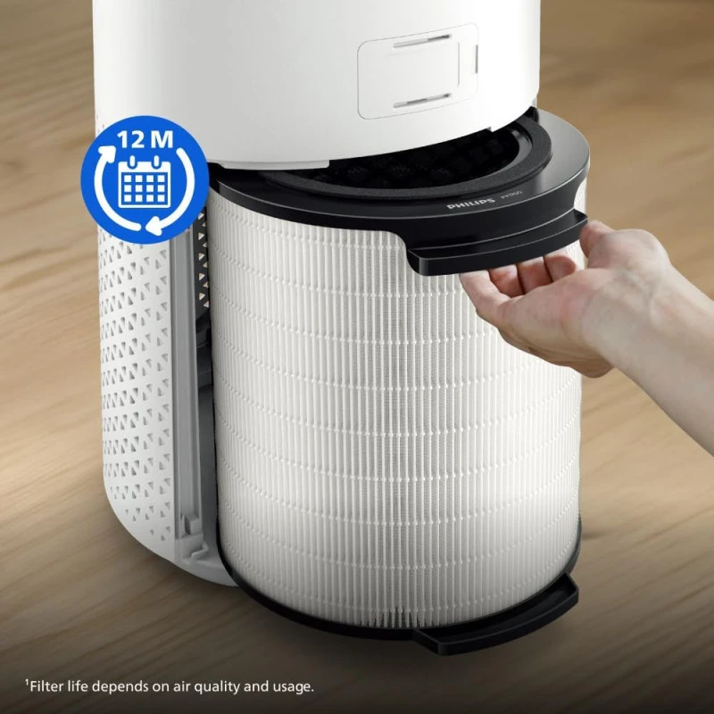Drėkintuvas „Philips FY1700/30“ originalus pakaitinis filtras, integruotas 3 viename