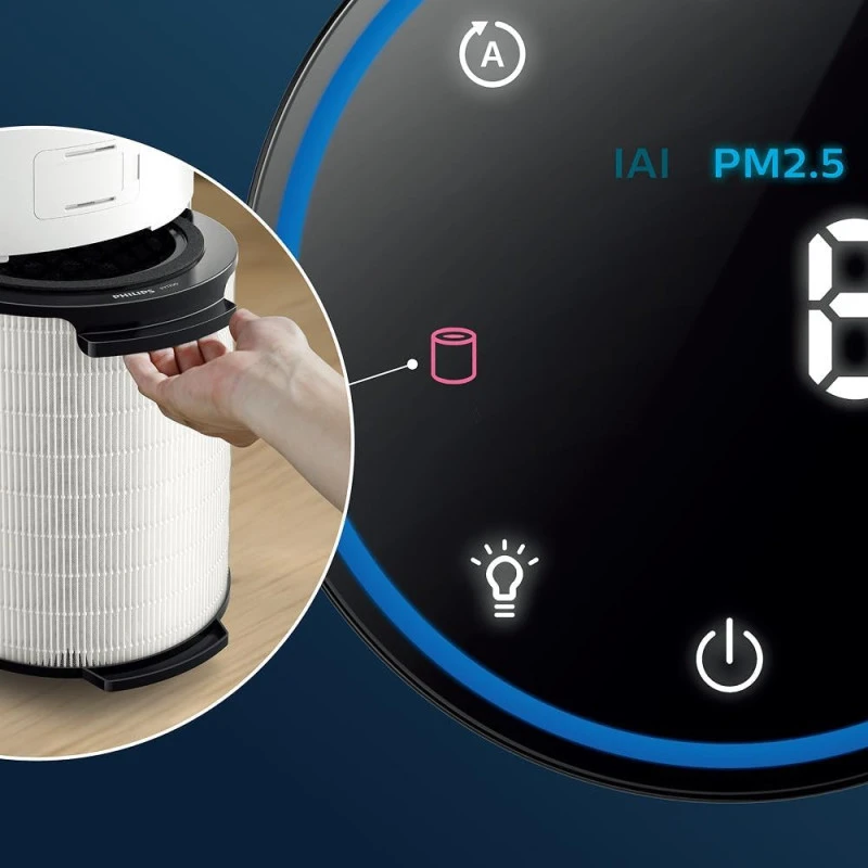 Drėkintuvas „Philips FY1700/30“ originalus pakaitinis filtras, integruotas 3 viename