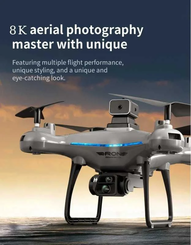 Xiaomi KY 102 dronas su 4K dviguba HD kamera