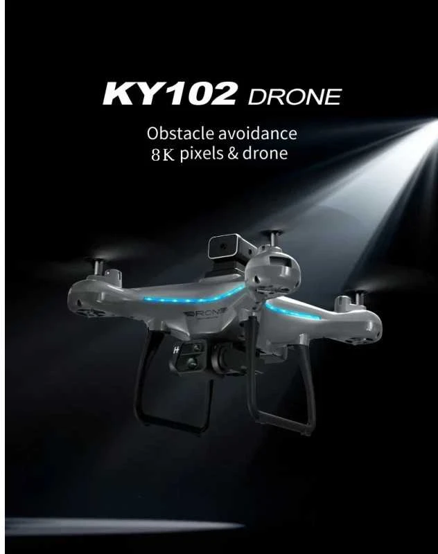 Xiaomi KY 102 dronas su 4K dviguba HD kamera