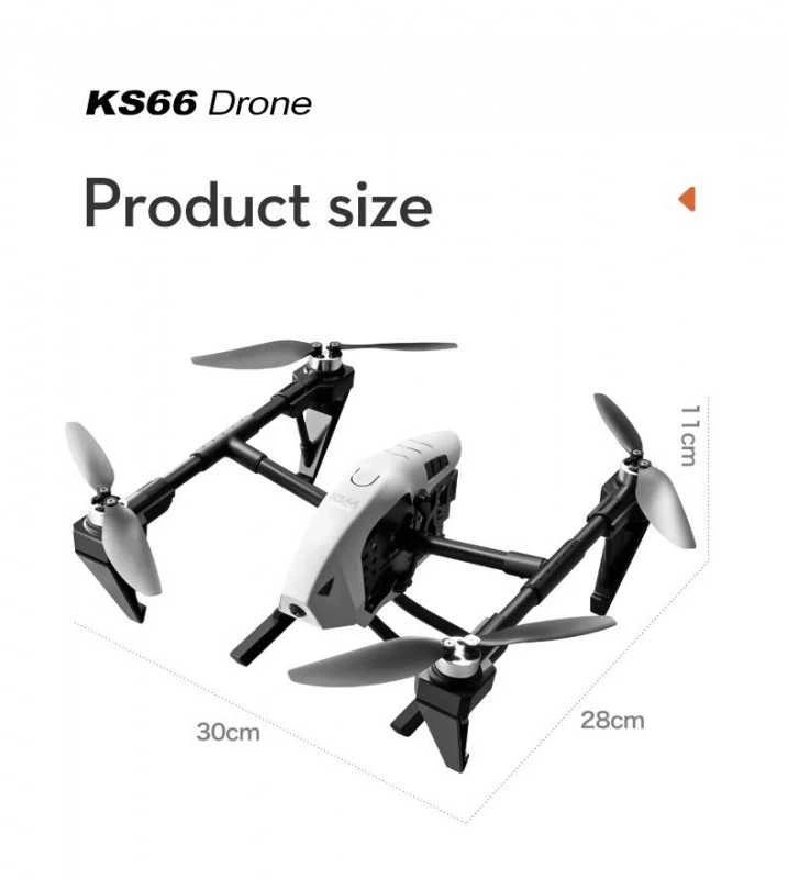 Profesionalus dronas KS66 su 8K HD kamera, 5G Wi-Fi