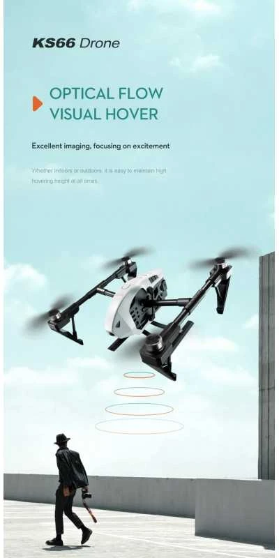 Profesionalus dronas KS66 su 8K HD kamera, 5G Wi-Fi