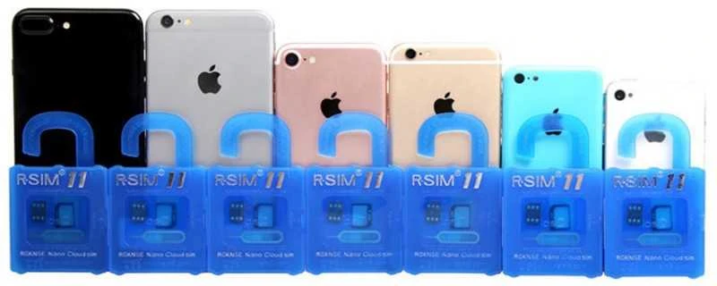 R-SIM11 Pririštų Iphone telefonų atrakinimas General Nano Cloud Unlock Card For iPhone 6 7 PLUS IOS10 9 8 7