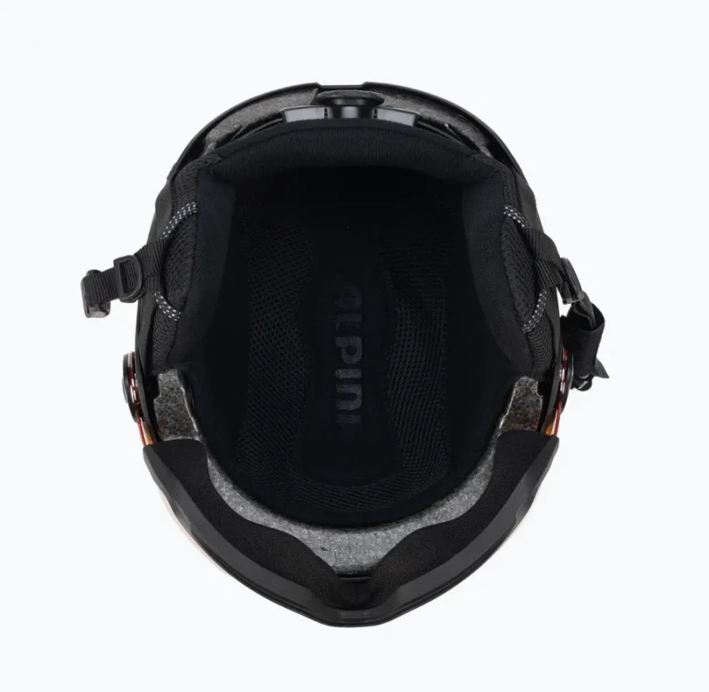 Žiemos Sporto Šalmas - Alpina Arber Visor Q Lite Juodas Matinis 54-58 cm