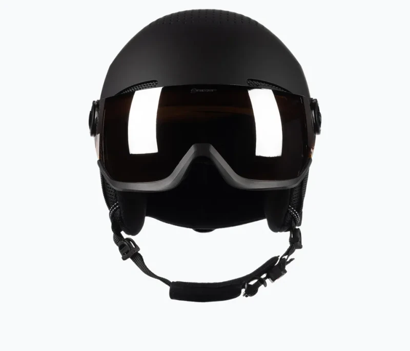Žiemos Sporto Šalmas - Alpina Arber Visor Q Lite Juodas Matinis 54-58 cm
