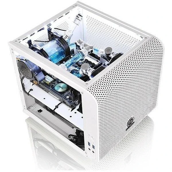 Housing Thermaltake CA-1B8-00S6WN-01 (Mini ITX, baltos spalvos)