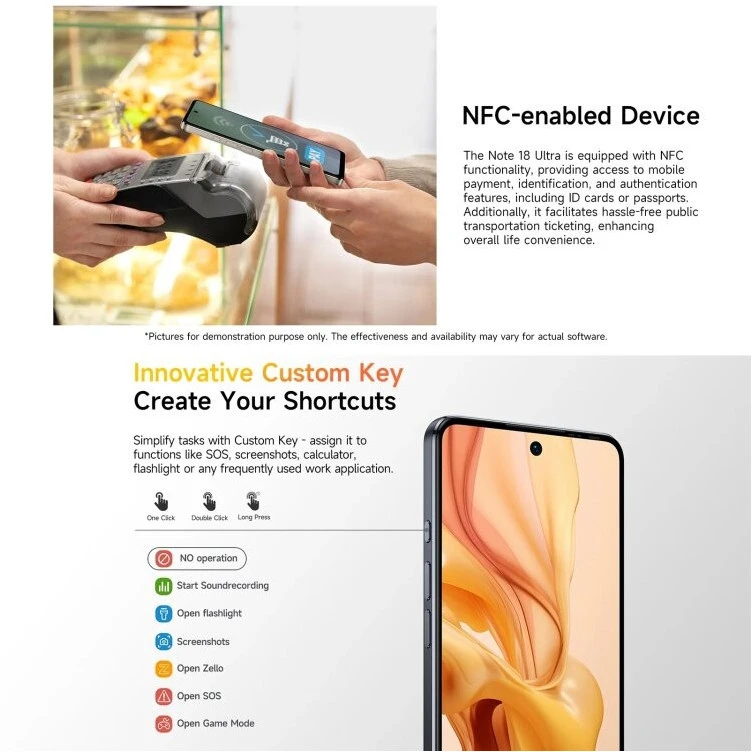 Telefonas Ulefone Note 18 Pro 6/256GB Titanium