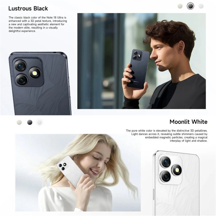 Telefonas Ulefone Note 18 Pro 6/256GB Titanium