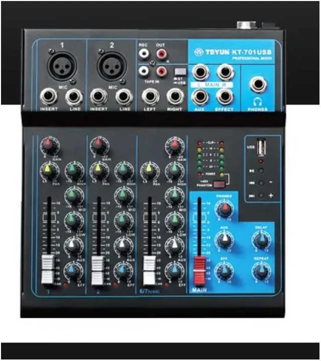 TEYUN KT401 profesionalus automatinis DJ pultas, skaitmeninis, scenai, šou