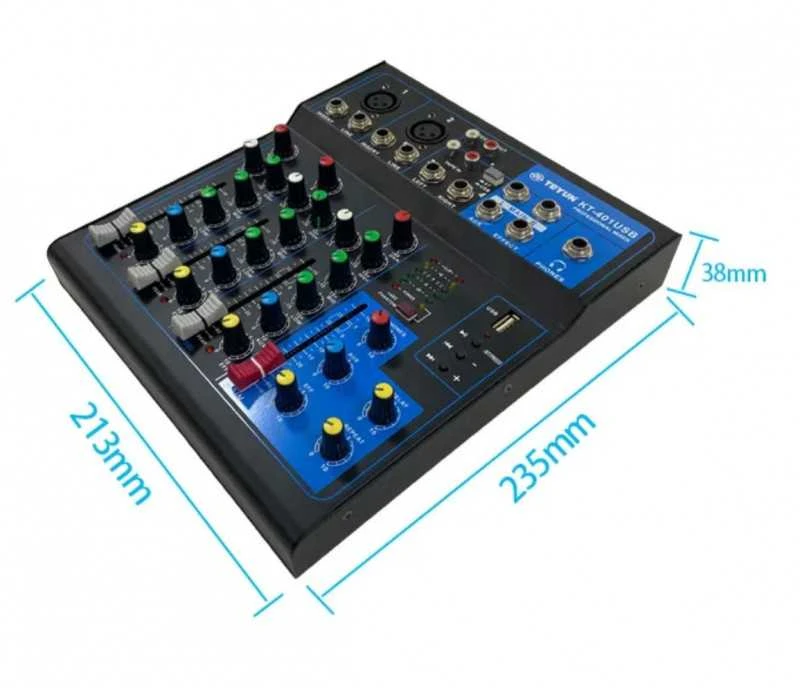 TEYUN KT401 profesionalus automatinis DJ pultas, skaitmeninis, scenai, šou