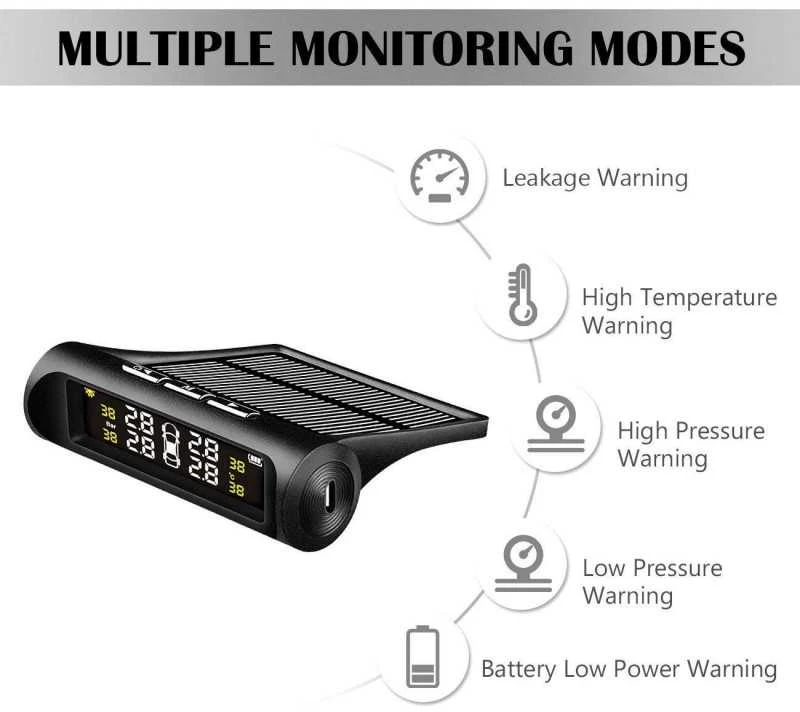 TPMS 37 Internal padangų slėgio matuoklio rinkinys su 4vnt jutikliais