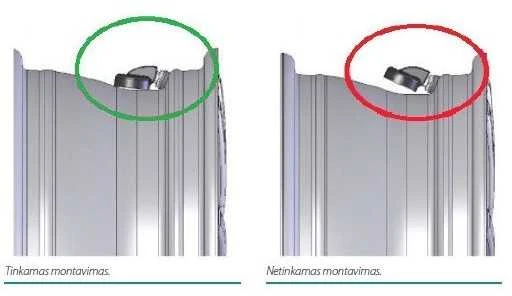 TPMS 37 Internal padangų slėgio matuoklio rinkinys su 4vnt jutikliais