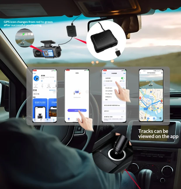 VOLTAIC 4K UHD Automobilio Vaizdo Registratorius su Wi-Fi, GPS ir Naktiniu Matymu – Išmanus Dash Cam jūsų saugumui