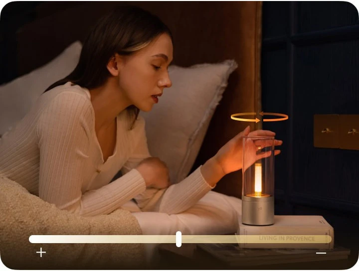 Lubinis šviestuvas „Yeelight Candela“ aplinkos lempa 6,5 W 1600 K žvakė 5 V