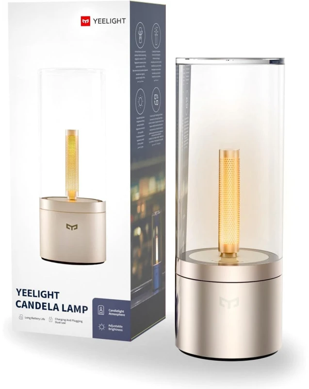 Lubinis šviestuvas „Yeelight Candela“ aplinkos lempa 6,5 W 1600 K žvakė 5 V