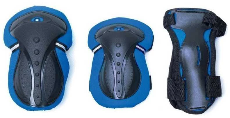 GLOBBER kelių ir alkūnių apsaugų rinkinys, mėlynas Junior XS RANGE B (25-50KG), 541-100