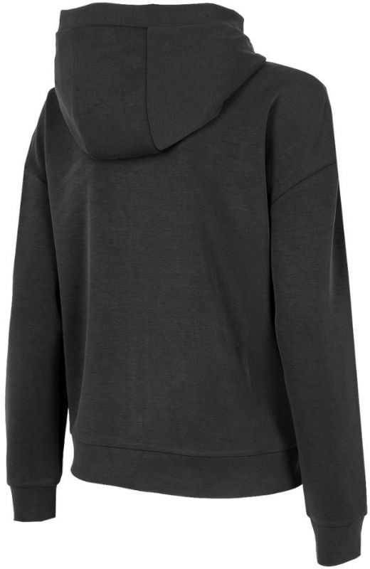 Bluza damska 4F tamsiai juoda H4Z22 BLD041 20S (L)
