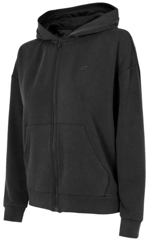 Bluza damska 4F tamsiai juoda H4Z22 BLD041 20S (L)