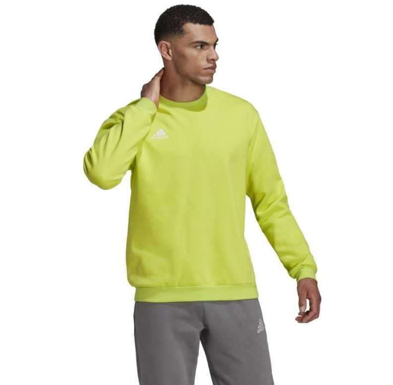 Bluza vyriška adidas Entrada 22 Sweat Top limonkowa HC5049 (L)