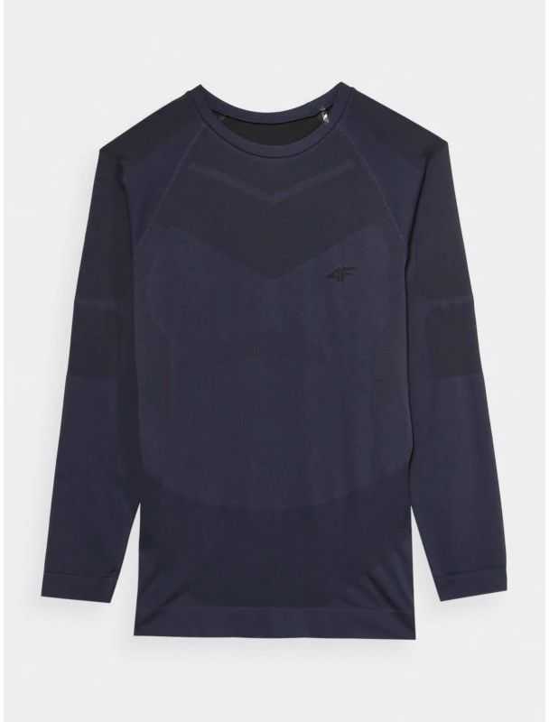 Bluza termoaktywna vyriška 4F M103 tamsiai mėlyna 4FAW23USEAM103 31S (L/XL)