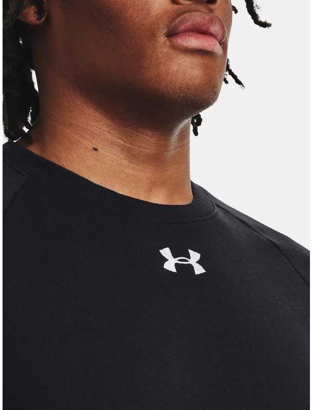 UAR Under Armour vyriškas „Rival Fleece Crew“ megztinis, juodas 1379755 001