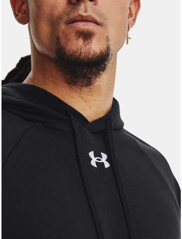 Vyriškas džemperis su gobtuvu Under Armour Rival Fleece, juodas