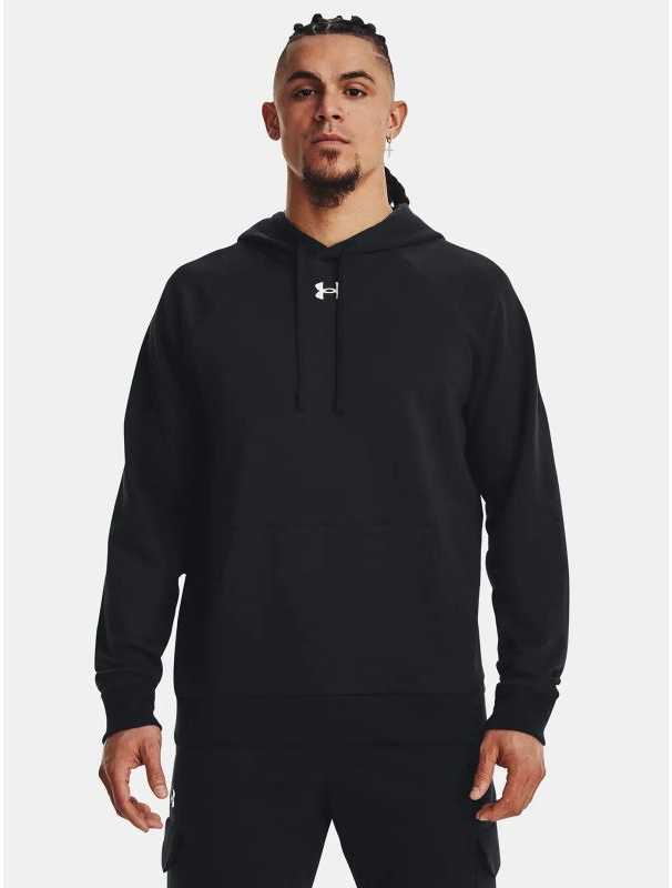 Vyriškas džemperis su gobtuvu Under Armour Rival Fleece, juodas