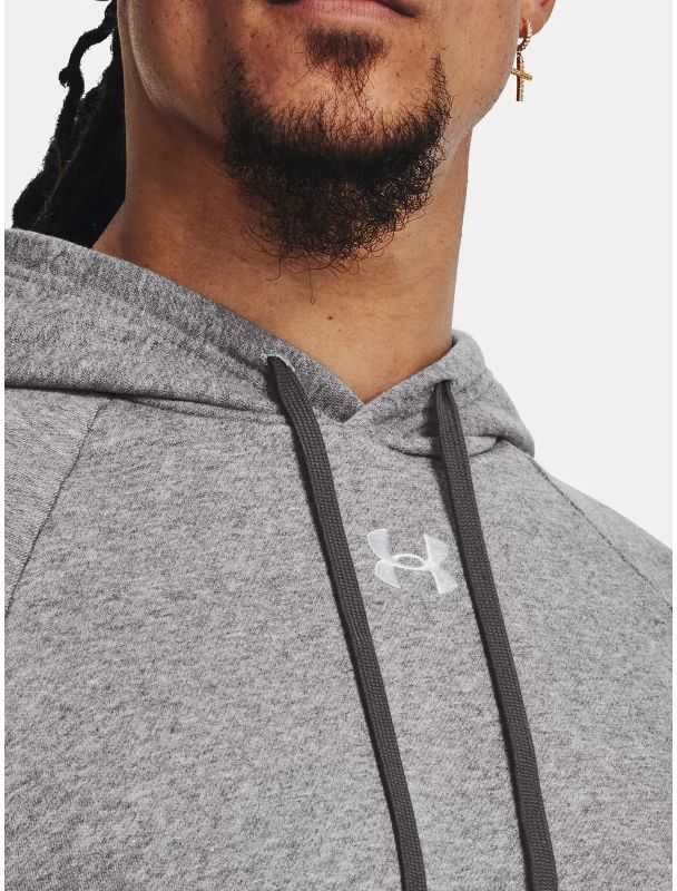 Vyriškas džemperis su gobtuvu Under Armour Rival Fleece, pilkas