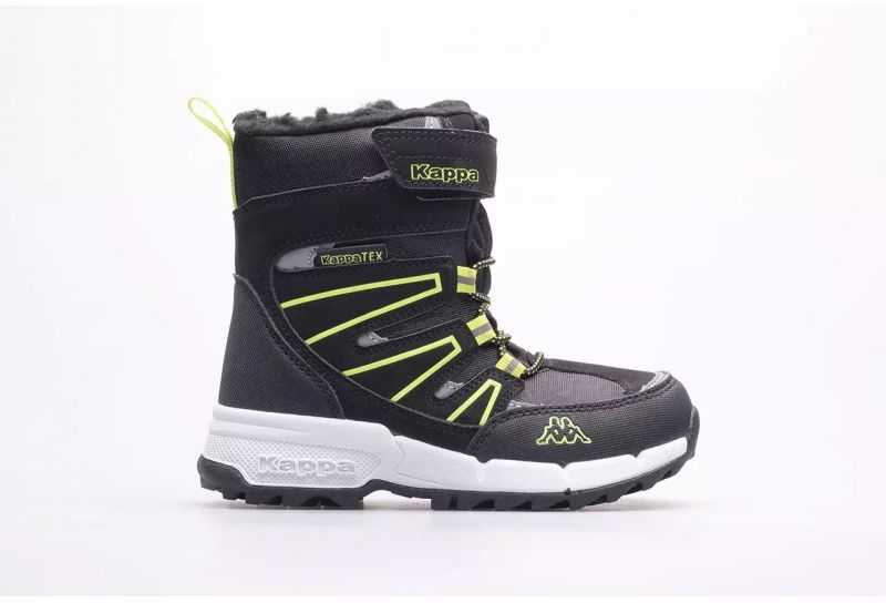 Buty vaikams Kappa Floki Tex juoda-limonkowe 260975K 1133 (31)