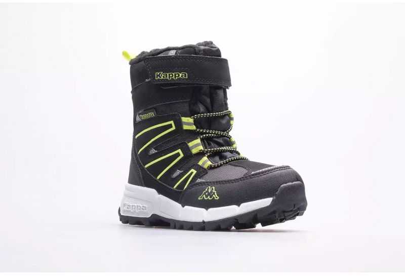 Buty vaikams Kappa Floki Tex juoda-limonkowe 260975K 1133 (31)