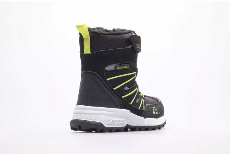 Buty vaikams Kappa Floki Tex juoda-limonkowe 260975K 1133 (31)