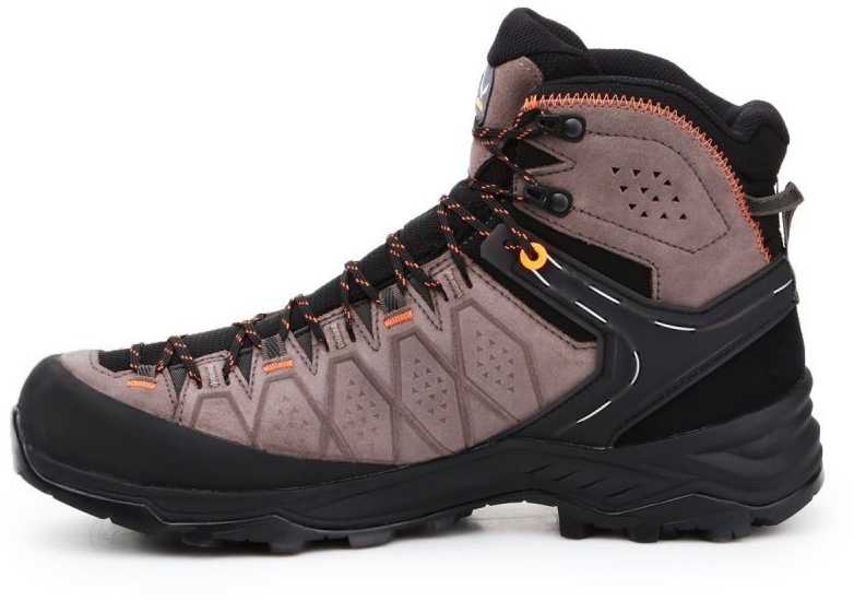 Buty alp trainer 2 mid gtx-wallnut-fluo oranžinis-uk 9,5 (44) SALEWA