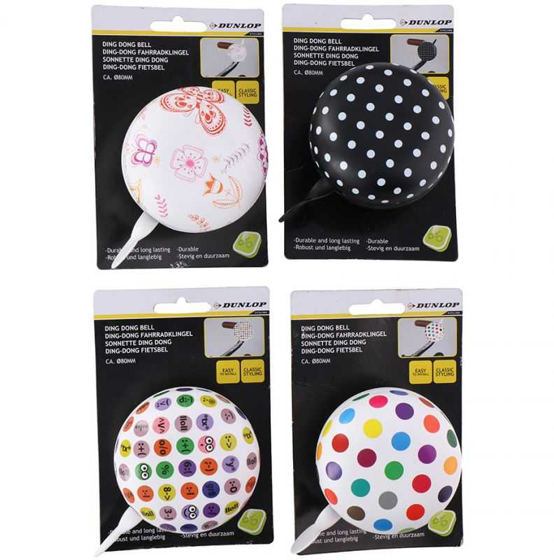 dviračio skambutis dunlop su drugeliais