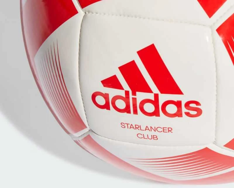 Futbolo kamuolys adidas Starlancer Club Ball balta ir-raudona IA0974 (3)