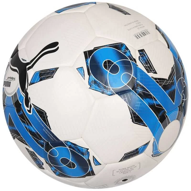 Futbolo kamuolys Puma Orbita 5 Hybrid balta ir-mėlyna 83783 03 (5)