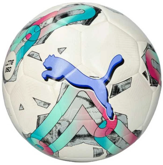 Futbolo kamuolys Puma Orbita 5 Hybrid Lite 350 balta ir-zielono-rožinė 83784 01 (5)