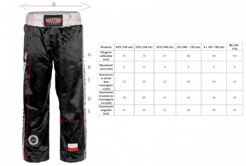 Masters SKBP-100W Kelnės (Wako Patvirtintos) 06805-02M