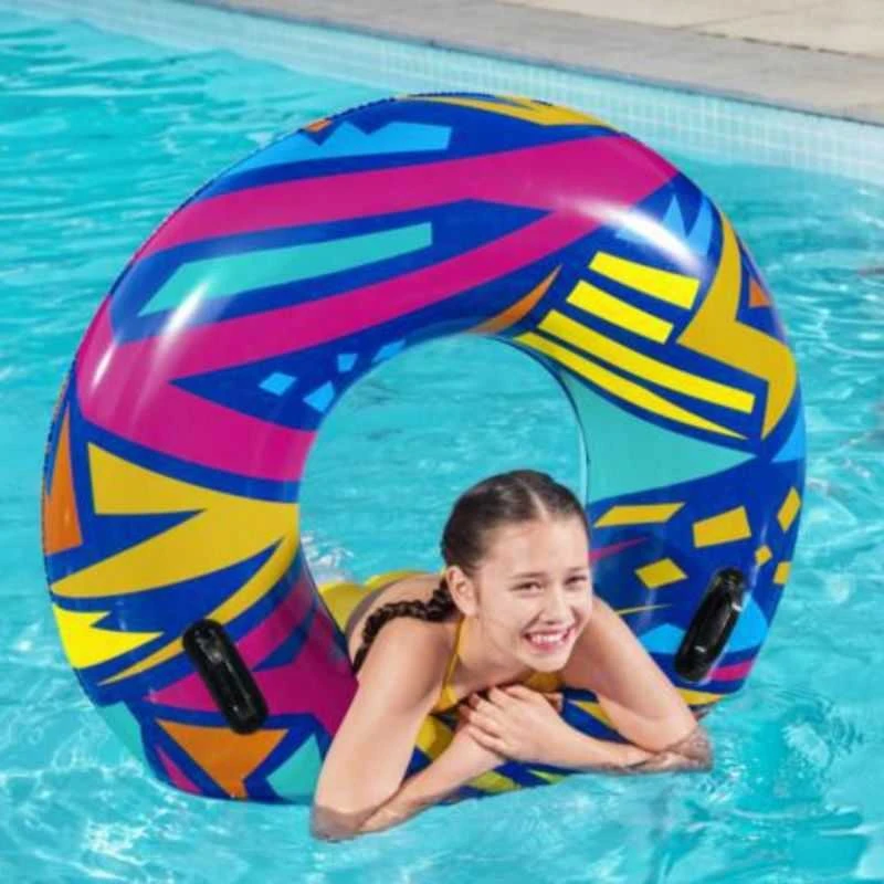 Bestway Pripučiamas plaukimo žiedas GEOMETRIC 107 cm 12+ 36228
